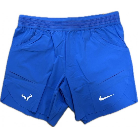 SHORTS NIKE COURT DRIFIT ADV RAFA - AZUL/BRANCO/VERDE